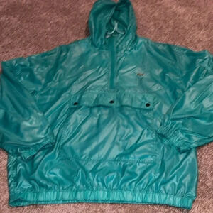 Vintage Izod Lacoste Windbreaker Anorak Packable Jacket. B